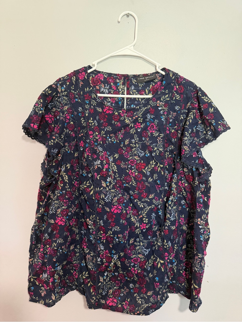 Lane Bryant Floral Top Size 22